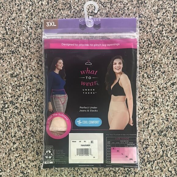 Maidenform Flexees Cool Comfort Thong - Cream - Picture 4 of 5